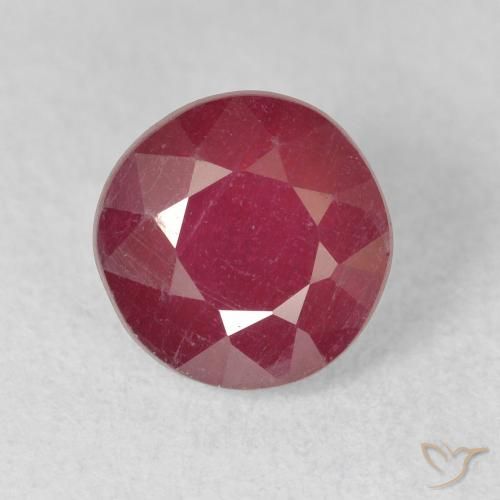 2.67ct Natürlicher Tiefrot Rubin, Runden, VS-SI
