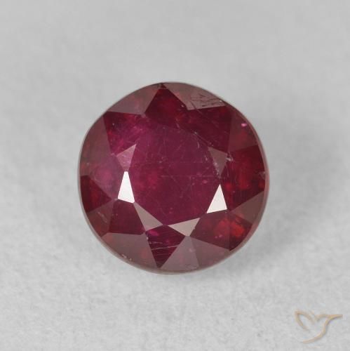 2.04ct Natürlicher Weinrot Rubin, Runden, VS-SI