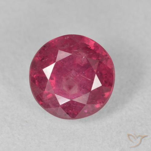 1.99ct Natürlicher rötlich-rosa Rubin, Runden, VS-SI, Photo A