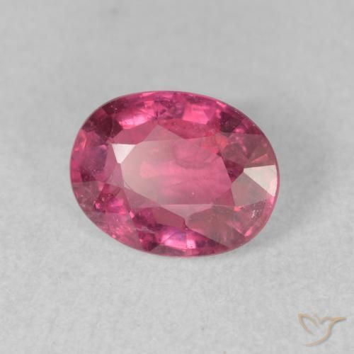 9,17 ctw natürlicher rötlich-rosa Rubin, Oval, VS-SI