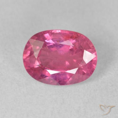 1.86ct Natürlicher Rosaig-rot Rubin, Oval, VS-SI