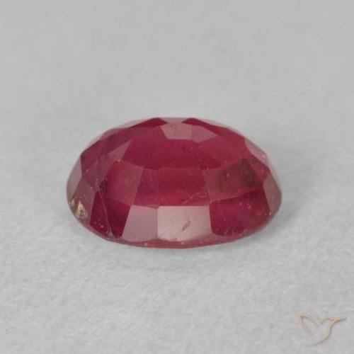9,17 ctw natürlicher Medium Dark-Red Rubin, Oval, VS-SI