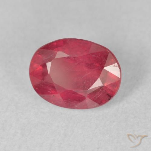 9,17 ctw natürlicher Rosaig-rot Rubin, Oval, VS-SI