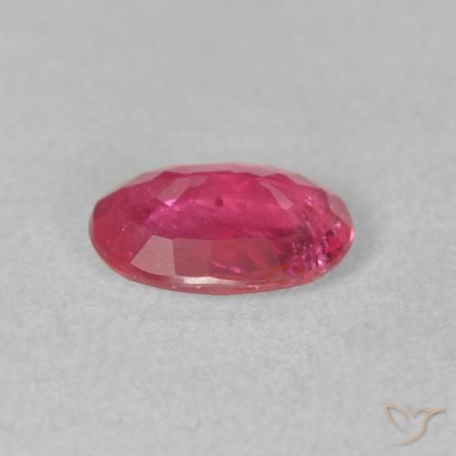 9,17 ctw natürlicher Rosaig-rot Rubin, Oval, VS-SI