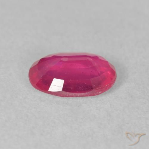 9,17 ctw natürlicher rötlich-rosa Rubin, Oval, VS-SI