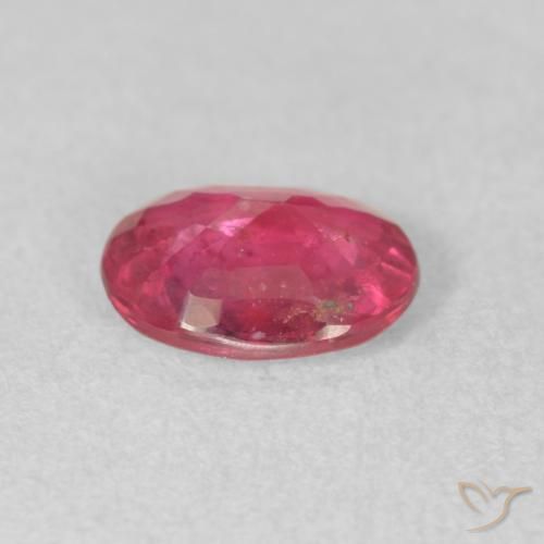9,17 ctw natürlicher Rosaig-rot Rubin, Oval, VS-SI