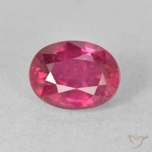 2.33ct Natürlicher Mittelrot Rubin, Oval, VS-SI