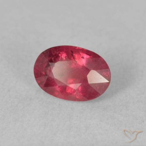 9,17 ctw natürlicher rötlich-rosa Rubin, Oval, VS-SI