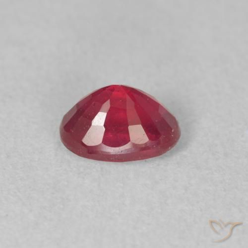 9,17 ctw natürlicher rötlich-rosa Rubin, Oval, VS-SI