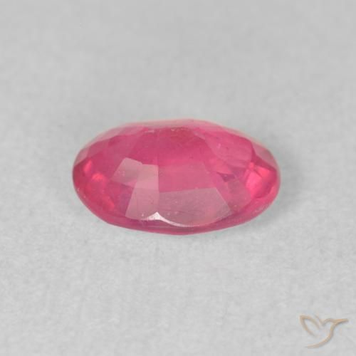 9,17 ctw natürlicher Mittelrosa Rubin, Oval, VS-SI