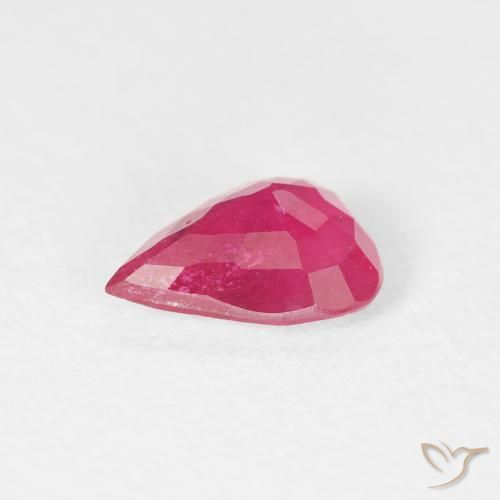 9,17 ctw natürlicher pink Rubin, Birnenform, VS