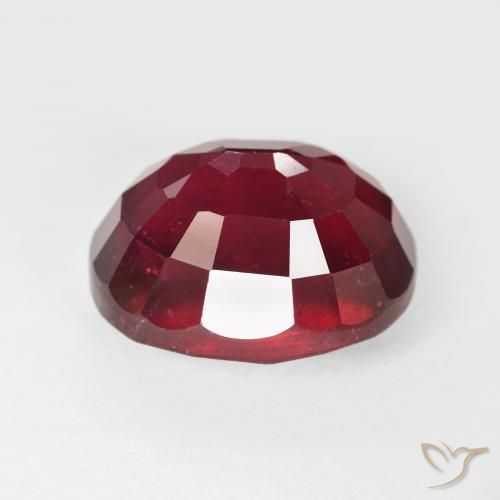 9,17 ctw natürlicher tiefrot Rubin, Oval, VS