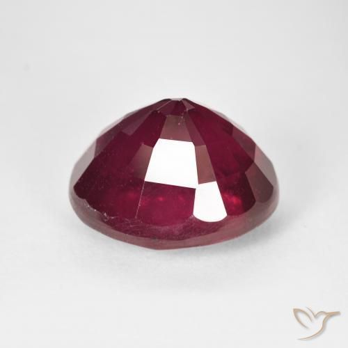 9,17 ctw natürlicher Tiefes Weinrot Rubin, Oval, VS