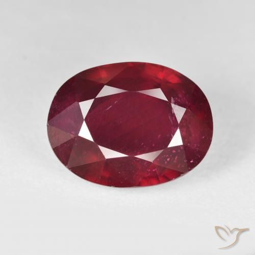 16.54ct Natürlicher Hellrot Rubin, Oval, VS