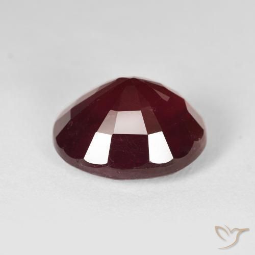 9,17 ctw natürlicher dunkelrot Rubin, Oval, VS