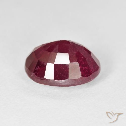 9,17 ctw natürlicher Mittelrot Rubin, Oval, VS