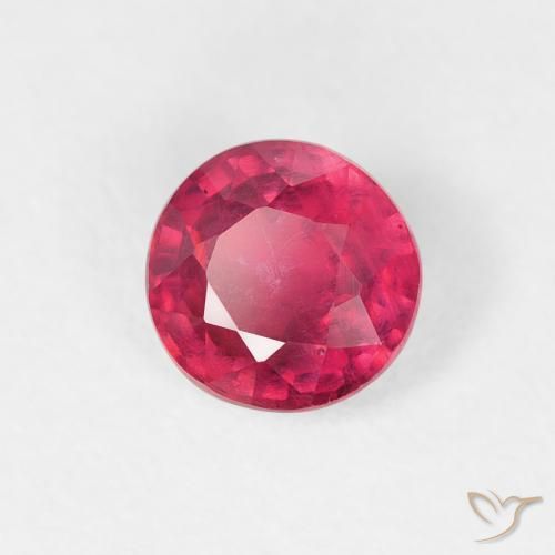 9,17 ctw natürlicher Medium Dark-Red Rubin, Runden, VS
