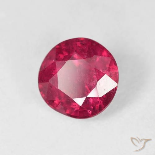 9,17 ctw natürlicher Medium Dark-Red Rubin, Runden, VS