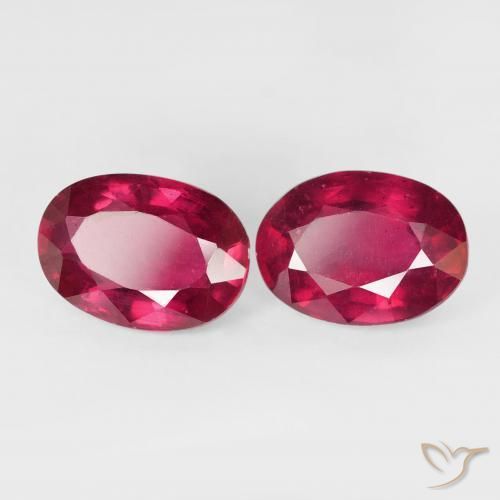3.61 ct natürliche Marmelade Rot Rubin-Edelsteine, Oval, VS