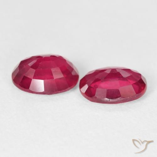 3.61 ct natürliche Marmelade Rot Rubin-Edelsteine, Oval, VS