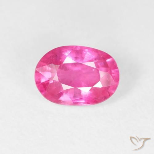 1.20ct Natürlicher Tiefes Magenta Rubin, Oval, VS