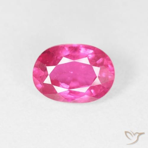 1.19ct Natürlicher pink Rubin, Oval, VS