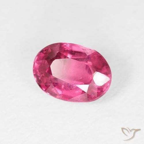 9,17 ctw natürlicher Tiefes Magenta Rubin, Oval, VS