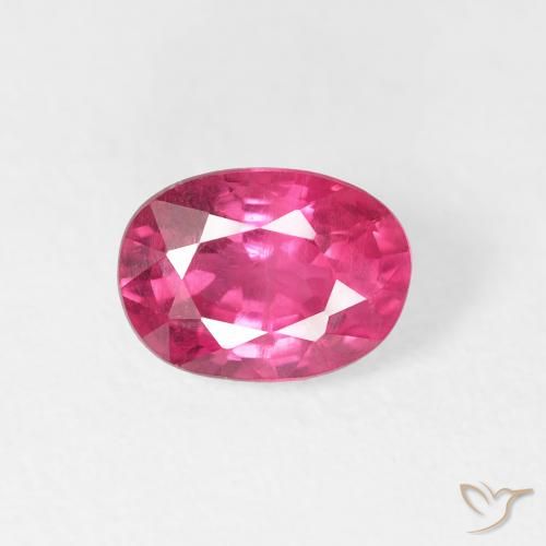 1.18ct Natürlicher Tiefes Magenta Rubin, Oval, VS