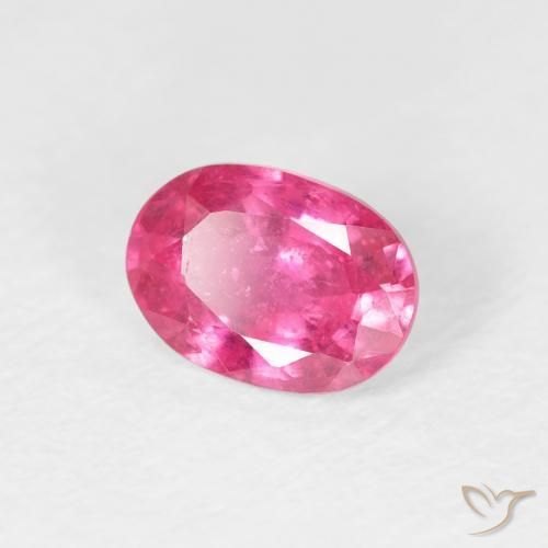 9,17 ctw natürlicher Medium Dark-Pink Rubin, Oval, VS