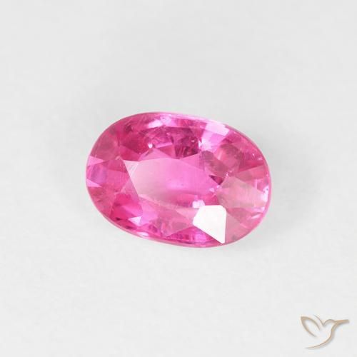 9,17 ctw natürlicher Medium Dark-Pink Rubin, Oval, VS