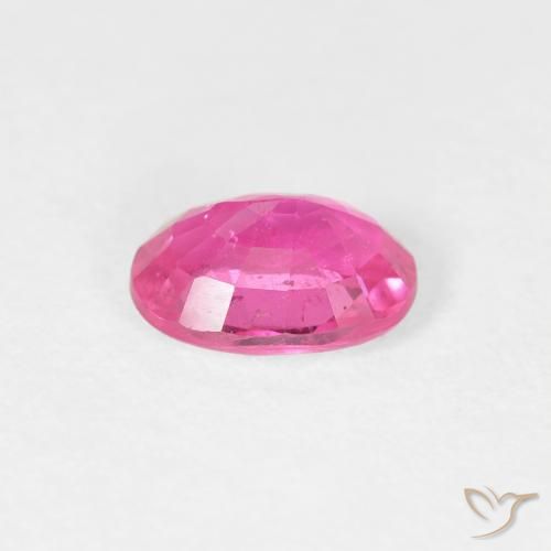 9,17 ctw natürlicher Medium Dark-Pink Rubin, Oval, VS