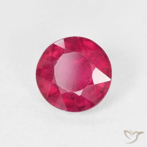 9,17 ctw natürlicher Medium Dark-Red Rubin, Runden, VS