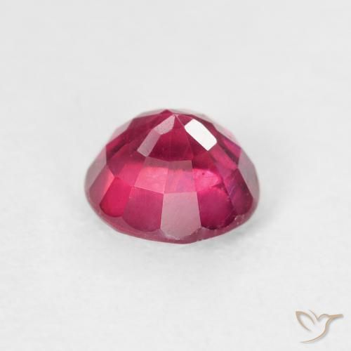 9,17 ctw natürlicher Tiefes rötliches Rosa Rubin, Runden, VS