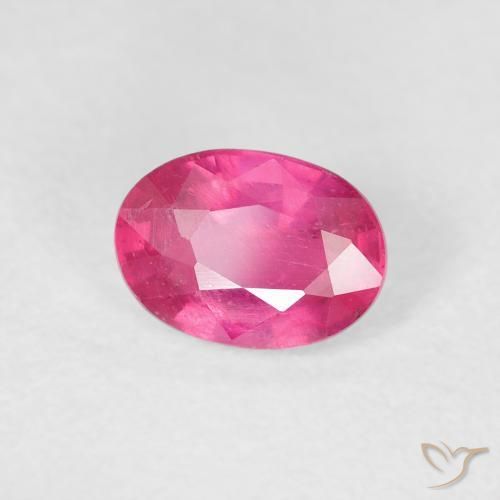 9,17 ctw natürlicher Tiefes Magenta Rubin, Oval, VS