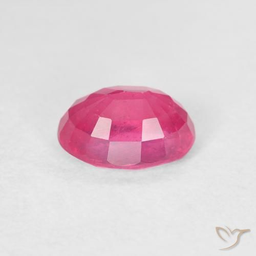 9,17 ctw natürlicher Tiefes Magenta Rubin, Oval, VS