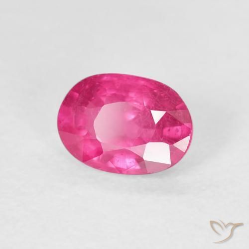 9,17 ctw natürlicher Tiefes Magenta Rubin, Oval, VS
