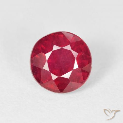 1.94ct Natürlicher Tiefrot Rubin, Runden, VS