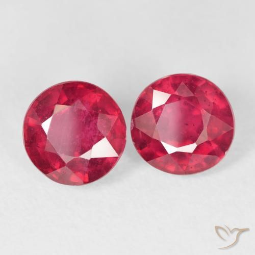 2.72 ct natürliche Marmelade Rot Rubin-Edelsteine, Runden, VS