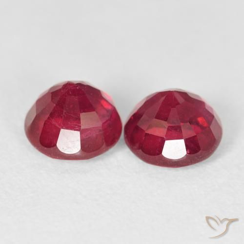 2.72 ct natürliche Marmelade Rot Rubin-Edelsteine, Runden, VS