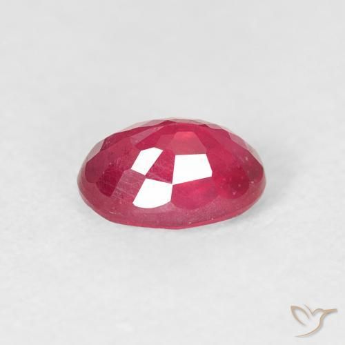9,17 ctw natürlicher Mittelrot Rubin, Oval, VS-SI