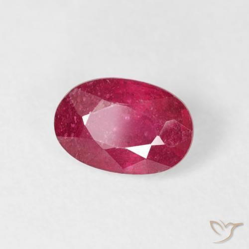9,17 ctw natürlicher Mittelrot Rubin, Oval, VS-SI