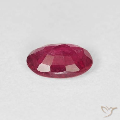 9,17 ctw natürlicher Rosaig-rot Rubin, Oval, VS-SI