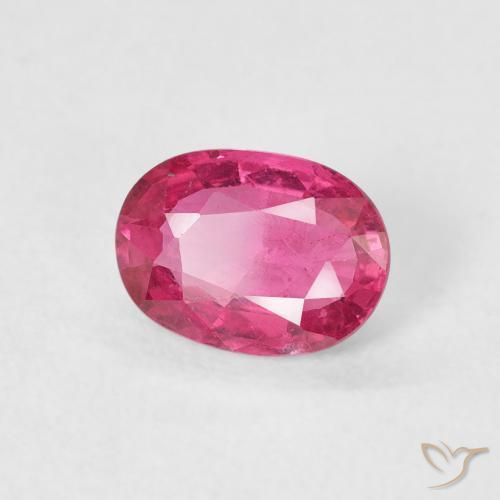 9,17 ctw natürlicher Dunkelpink Rubin, Oval, VS