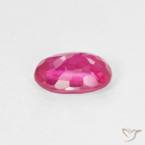 9,17 ctw natürlicher Tiefes Magenta Rubin, Oval, VS-SI