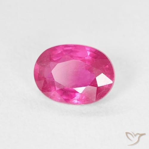 9,17 ctw natürlicher Dunkelpink Rubin, Oval, VS