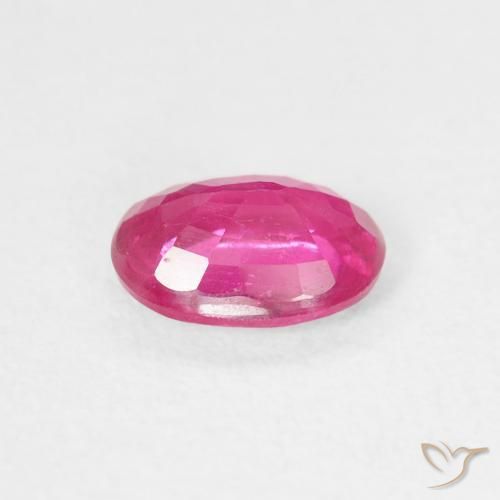 9,17 ctw natürlicher Dunkelpink Rubin, Oval, VS