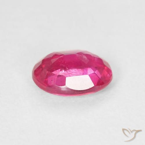 9,17 ctw natürlicher Medium Dark-Pink Rubin, Oval, VS