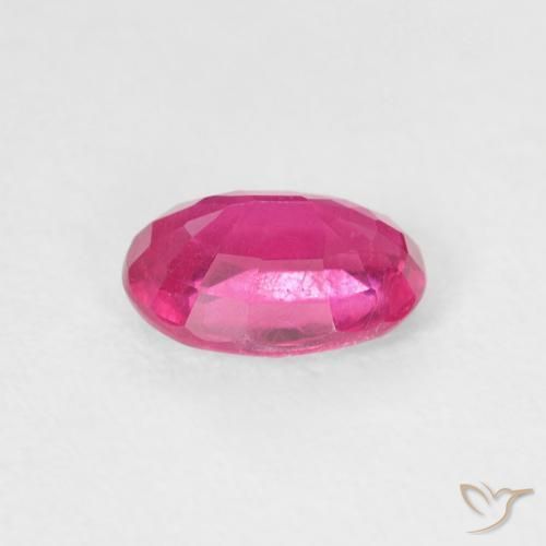 9,17 ctw natürlicher Dunkelpink Rubin, Oval, VS