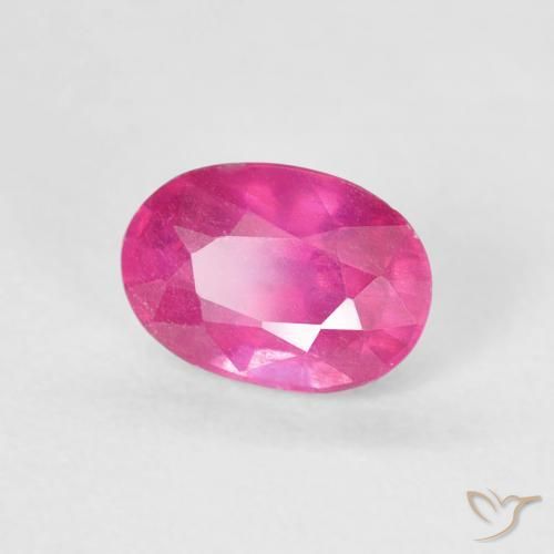 9,17 ctw natürlicher Tiefes Magenta Rubin, Oval, VS