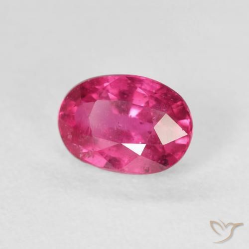 9,17 ctw natürlicher Medium Dark-Pink Rubin, Oval, VS